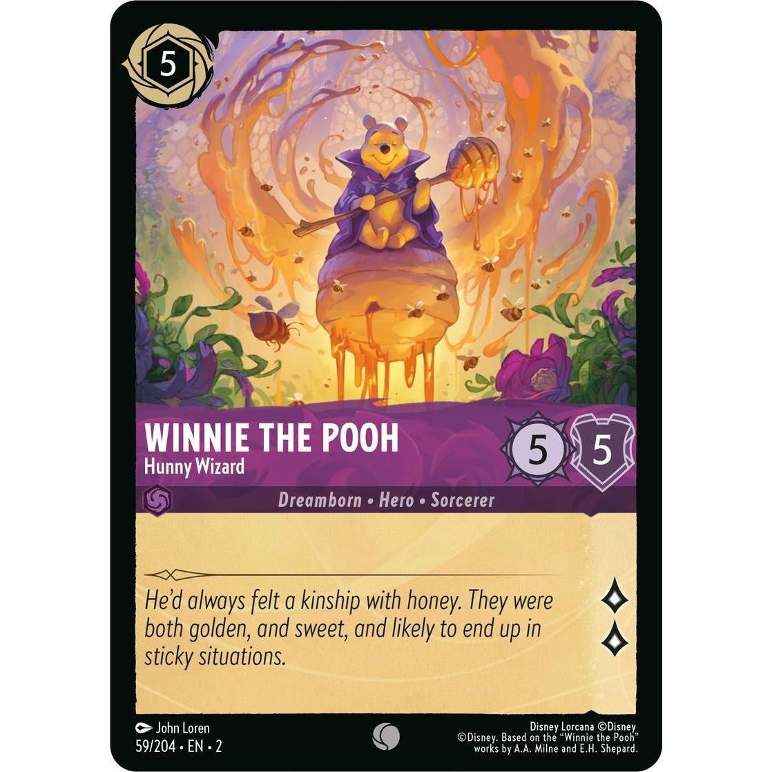 Ravensburger Winnie the Pooh - Hunny Wizard (59/204) (Rise of the Floodborn) by LAB7 Malta, Europe