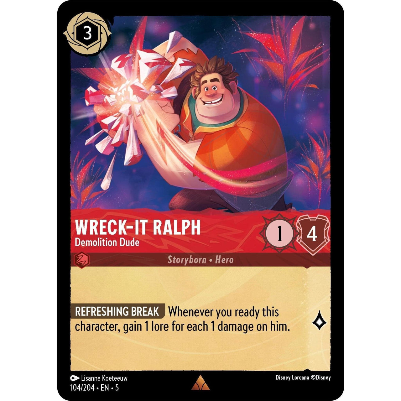 Ravensburger Wreck - It Ralph - Demolition Dude (104/204) (Shimmering Skies) by LAB7 Malta, Europe