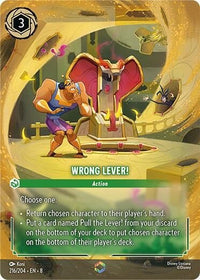 Ravensburger Wrong Lever! (Enchanted) (216/204) (Reign of Jafar) by LAB7 Malta, Europe