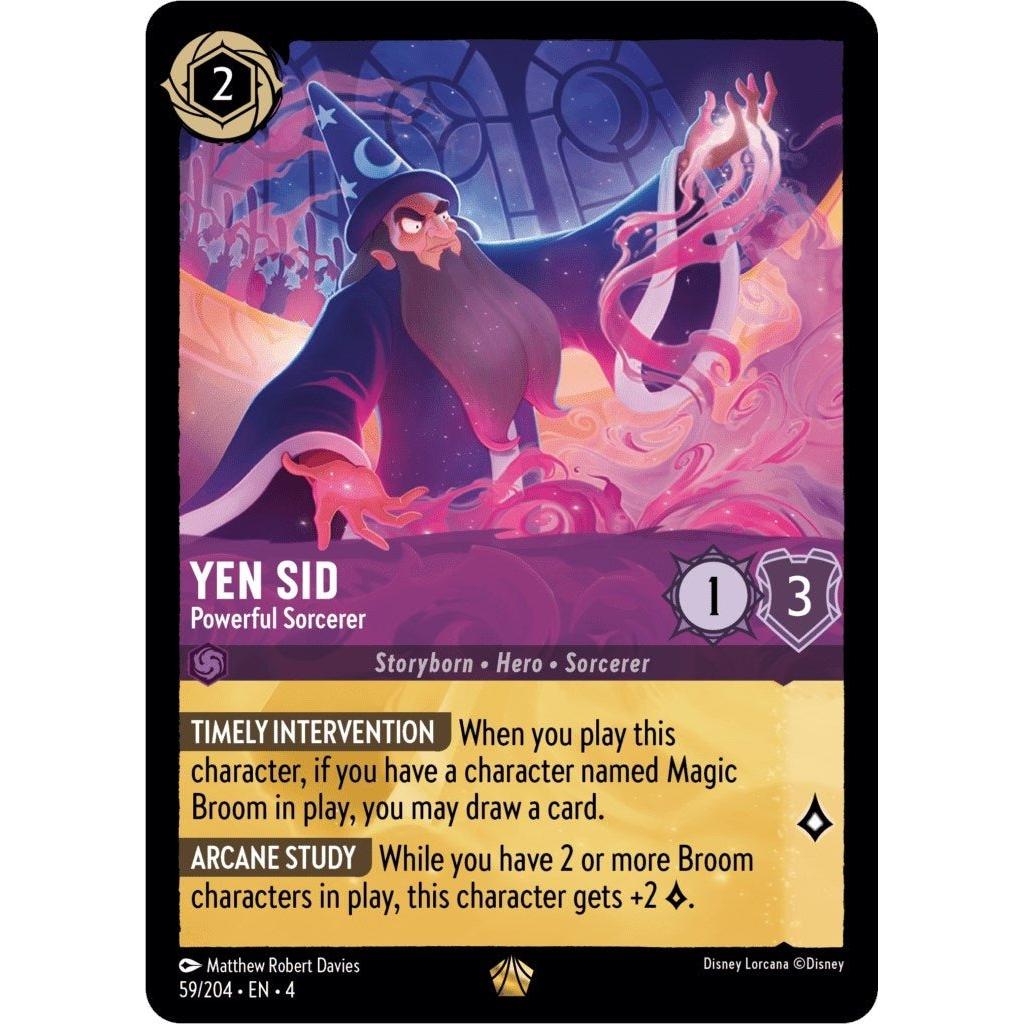 Ravensburger Yen Sid - Powerful Sorcerer (59/204) (Ursula's Return) by LAB7 Malta, Europe