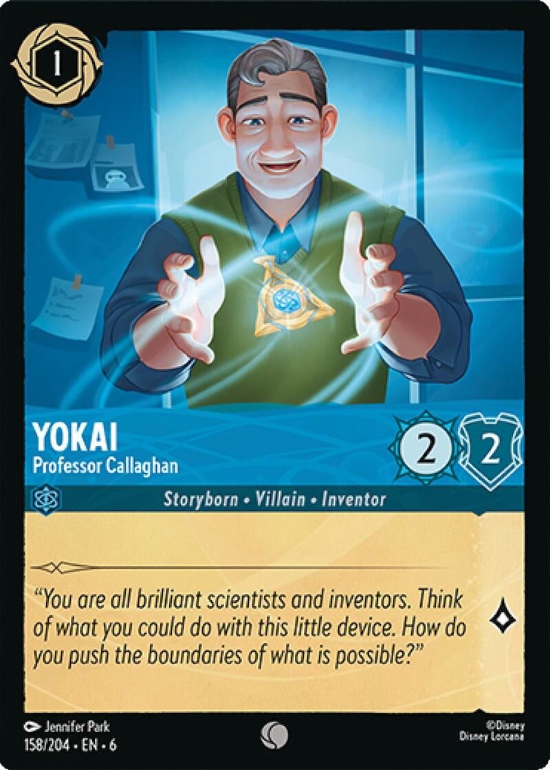 Ravensburger Yokai - Professor Callaghan (158/204) (Azurite Sea) by LAB7 Malta, Europe