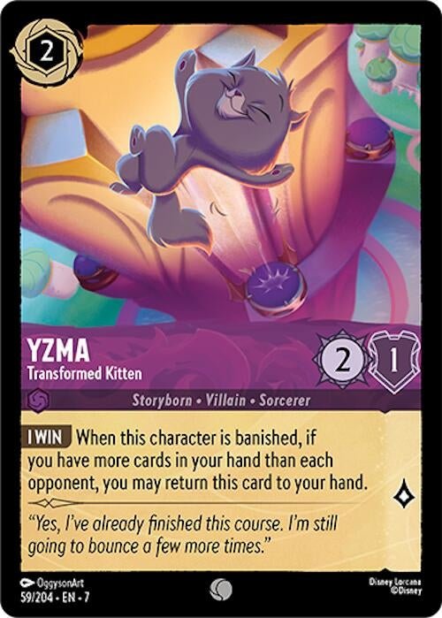 Ravensburger Yzma - Transformed Kitten (59/204) (Archazia's Island) by LAB7 Malta, Europe