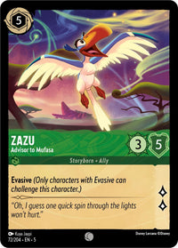 Ravensburger Zazu - Advisor to Mufasa (72/204) (Shimmering Skies) by LAB7 Malta, Europe