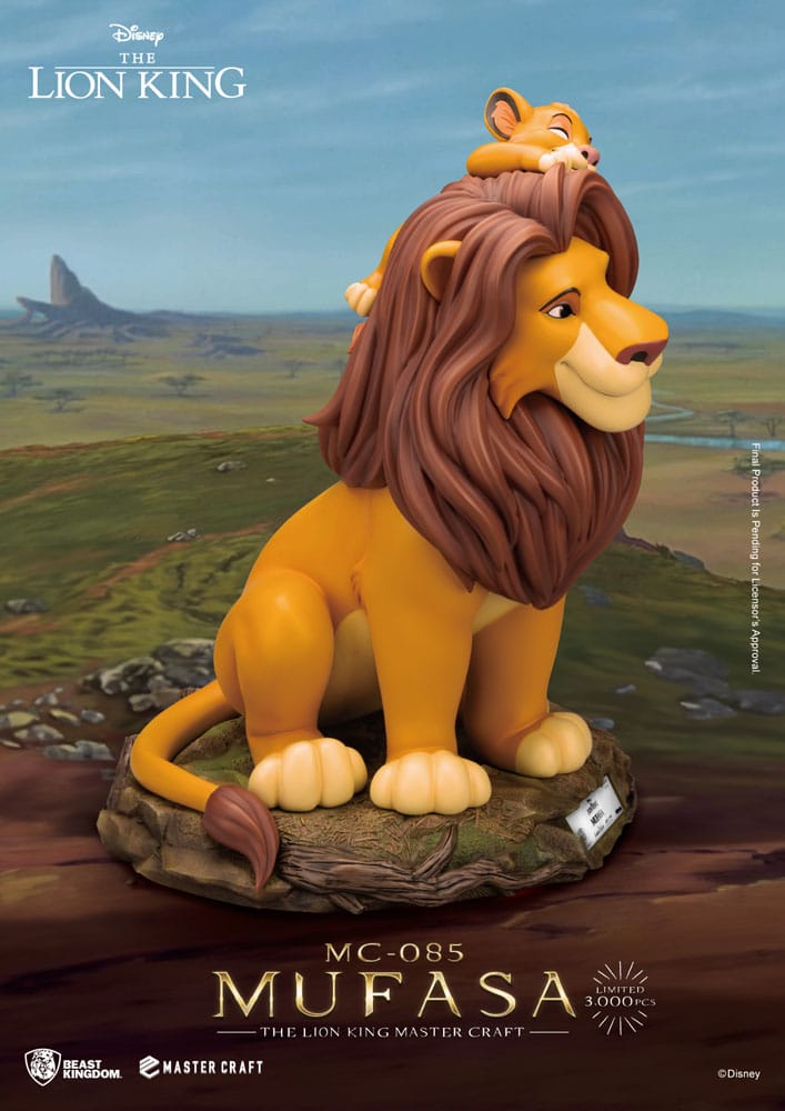 Beast Kingdom Disney Master Craft Statue The Lion King Mufasa 36 cm by LAB7 Malta, Europe
