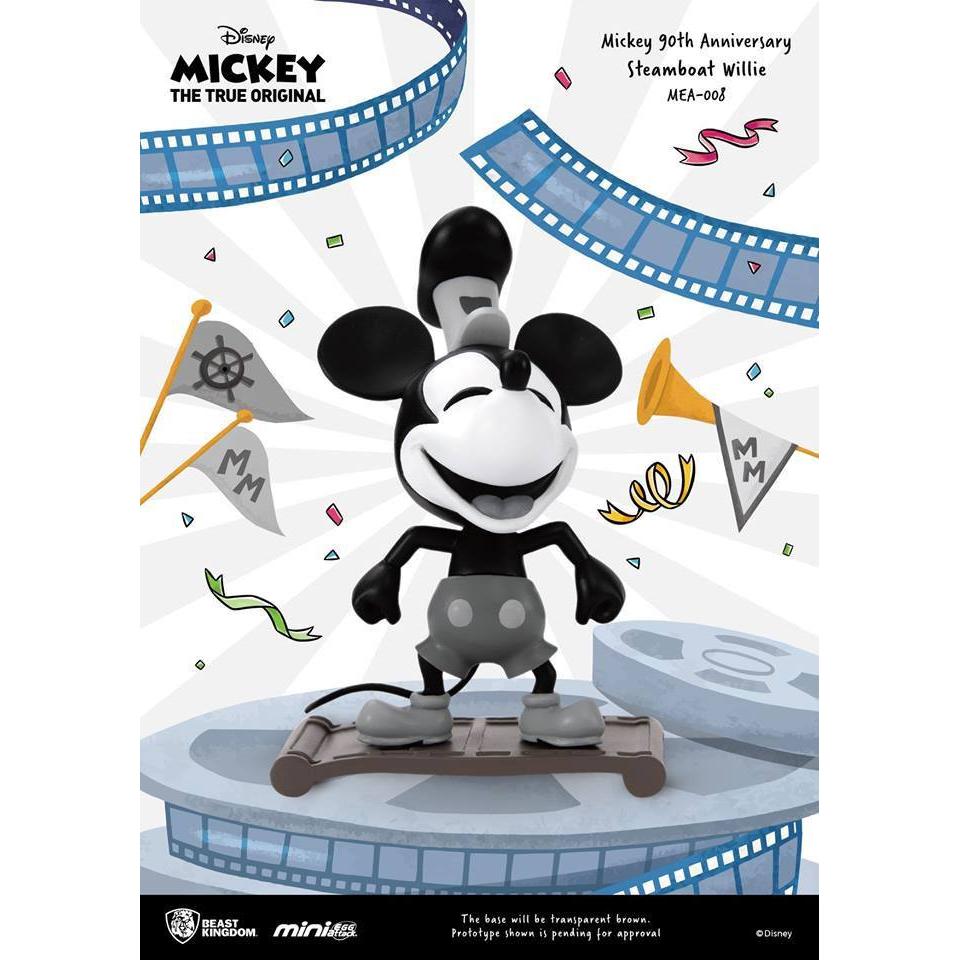 Beast Kingdom DISNEY MICKEY - Figurine Mini Egg Attack - Steamboat Willie - 9cm by LAB7 Malta, Europe