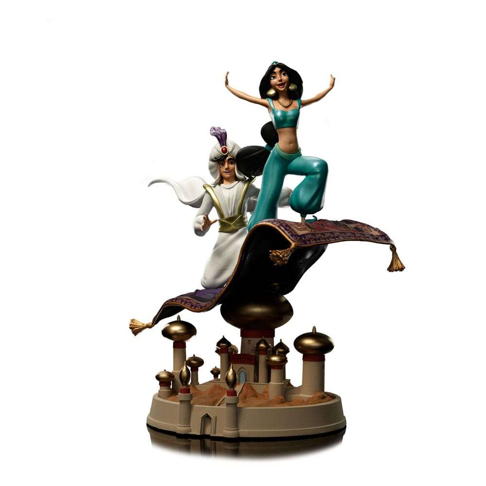 Iron Studios Disney Scale Statue 1/10 Aladdin and Yasmine 30 cm by LAB7 Malta, Europe