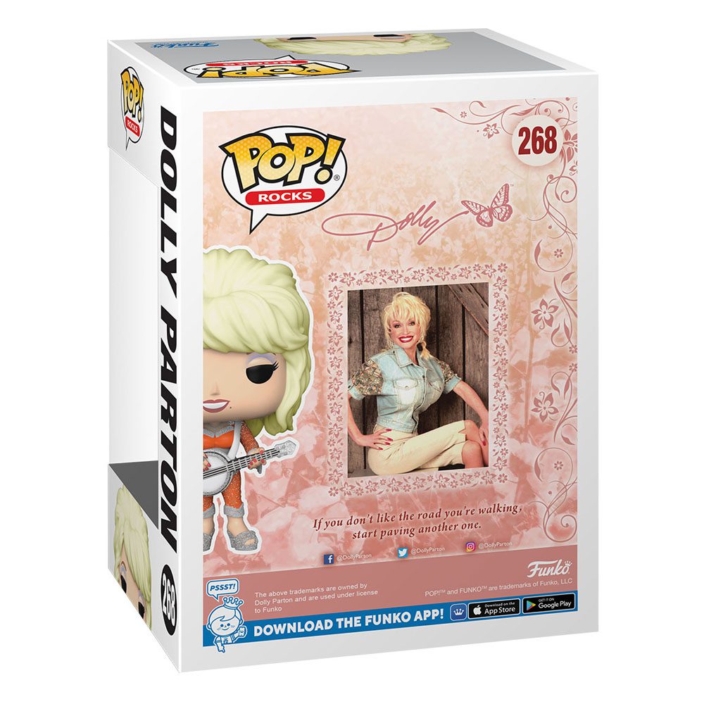 Funko Funko POP! Rocks Dolly Parton 268 – Iconic Vinyl Figure by LAB7 Malta, Europe