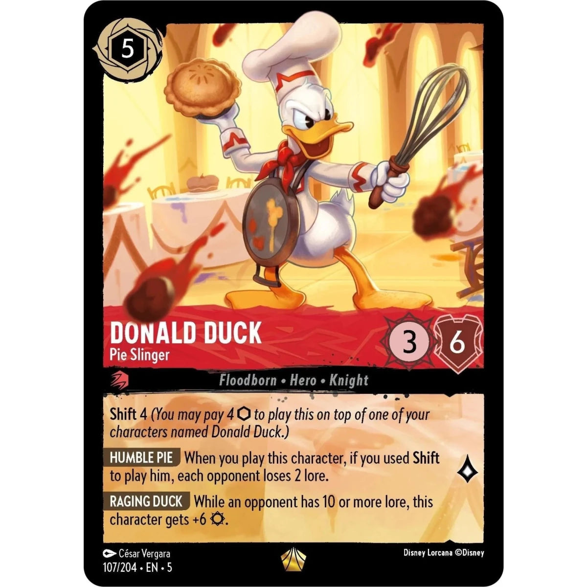 Donald Duck - Pie Slinger (107/204) (Shimmering Skies) in Malta | LAB7