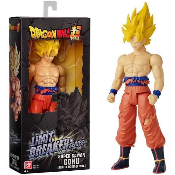 Bandai DRAGON BALL - SS Goku Battle Damage - Giant Figure Limit Breaker 30cm by LAB7 Malta, Europe