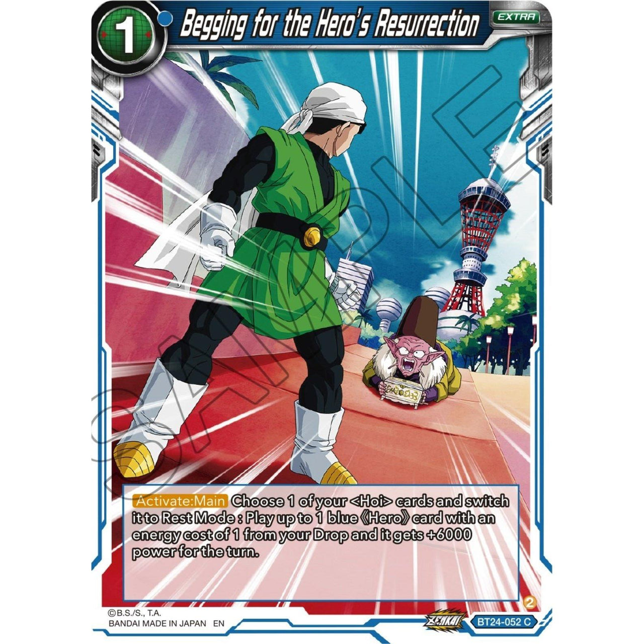 Dragon Ball Super: Masters Begging for the Hero's Resurrection (BT24 - 052) (Beyond Generations) by LAB7 Malta, Europe