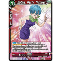 Dragon Ball Super: Masters Bulma, Party Thrower (BT24 - 019) (Beyond Generations) by LAB7 Malta, Europe