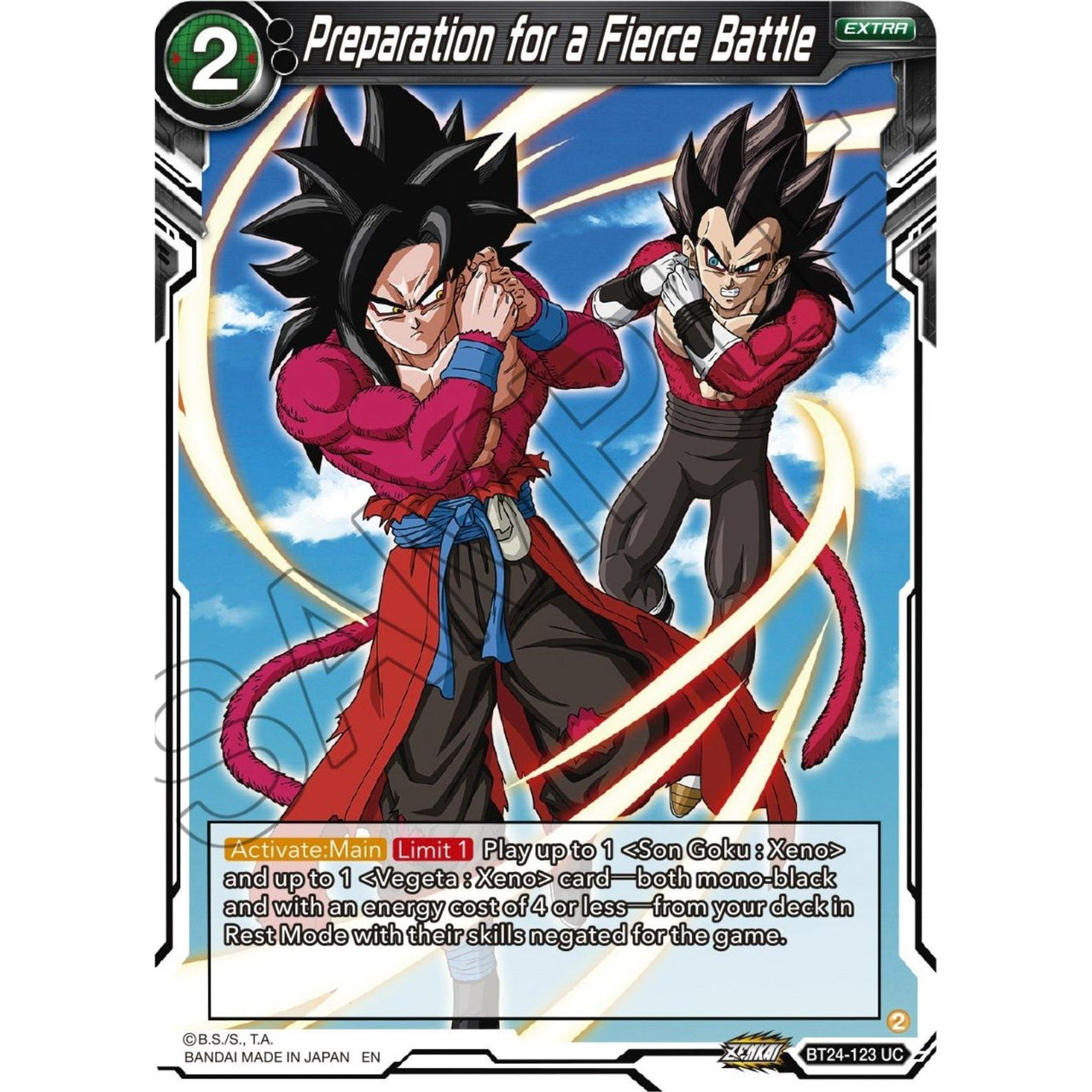 Dragon Ball Super: Masters Preparation for a Fierce Battle (BT24 - 123) (Beyond Generations) by LAB7 Malta, Europe