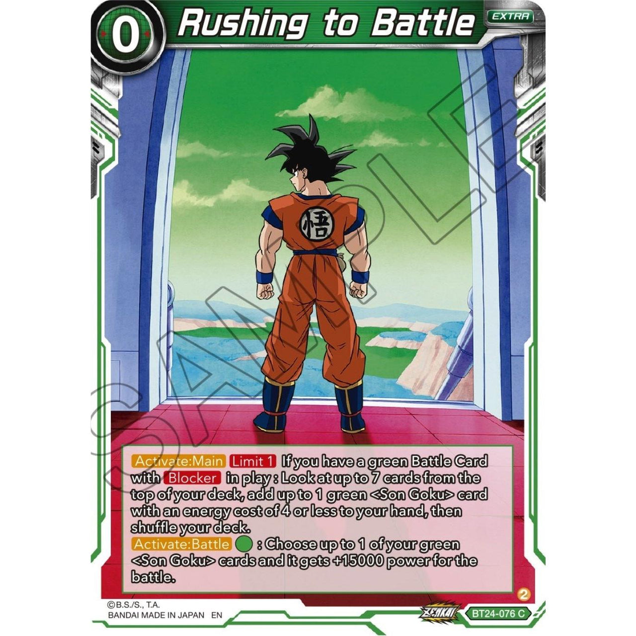 Dragon Ball Super: Masters Rushing to Battle (BT24 - 076) (Beyond Generations) by LAB7 Malta, Europe