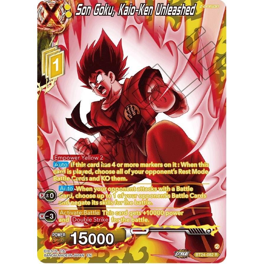 Dragon Ball Super: Masters Son Goku, Kaio - Ken Unleashed (Collector Booster Silver) (BT24 - 082) (Beyond Generations) by LAB7 Malta, Europe