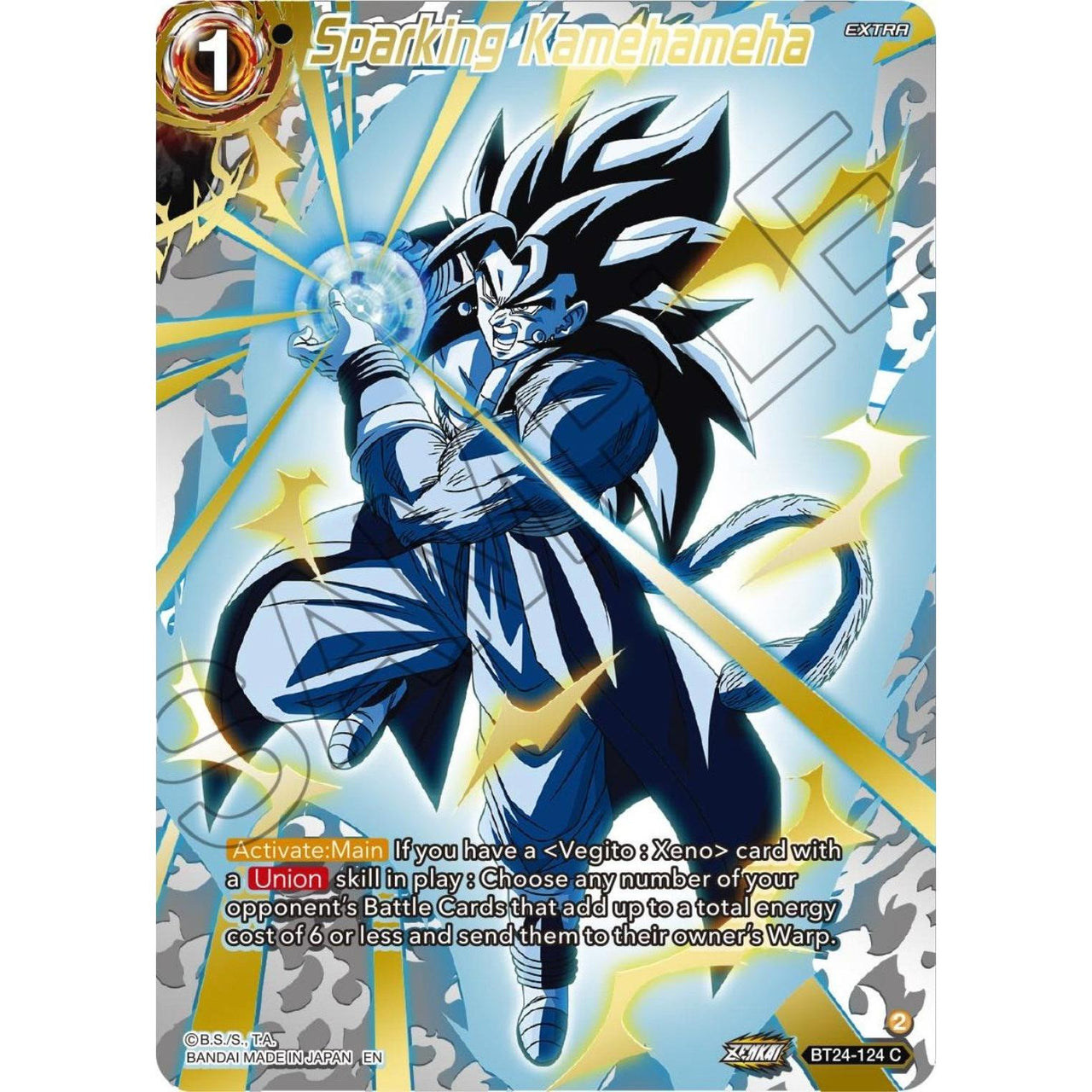 Dragon Ball Super: Masters Sparking Kamehameha (Collector Booster Gold) (BT24 - 124) (Beyond Generations) by LAB7 Malta, Europe