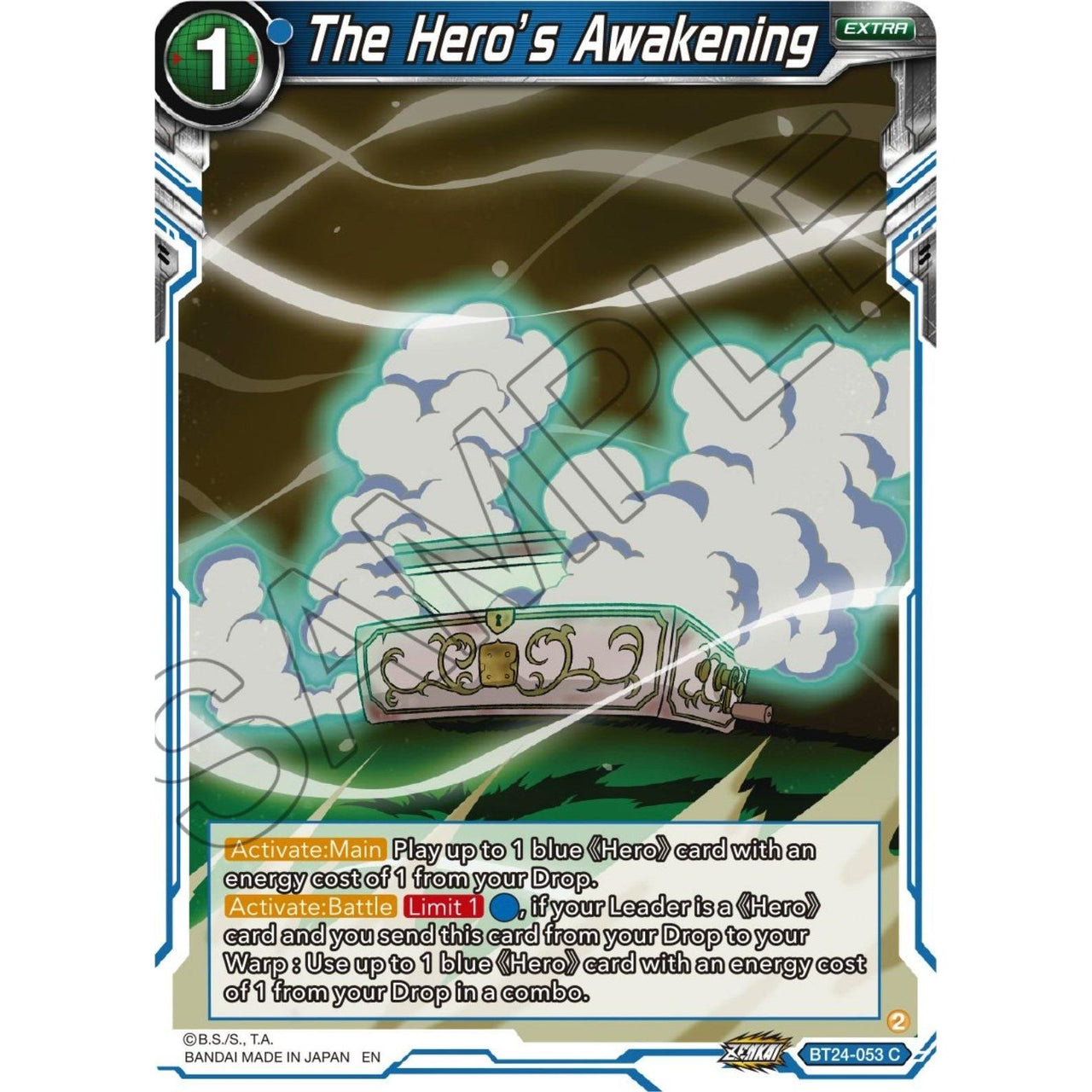 Dragon Ball Super: Masters The Hero's Awakening (BT24 - 053) (Beyond Generations) by LAB7 Malta, Europe