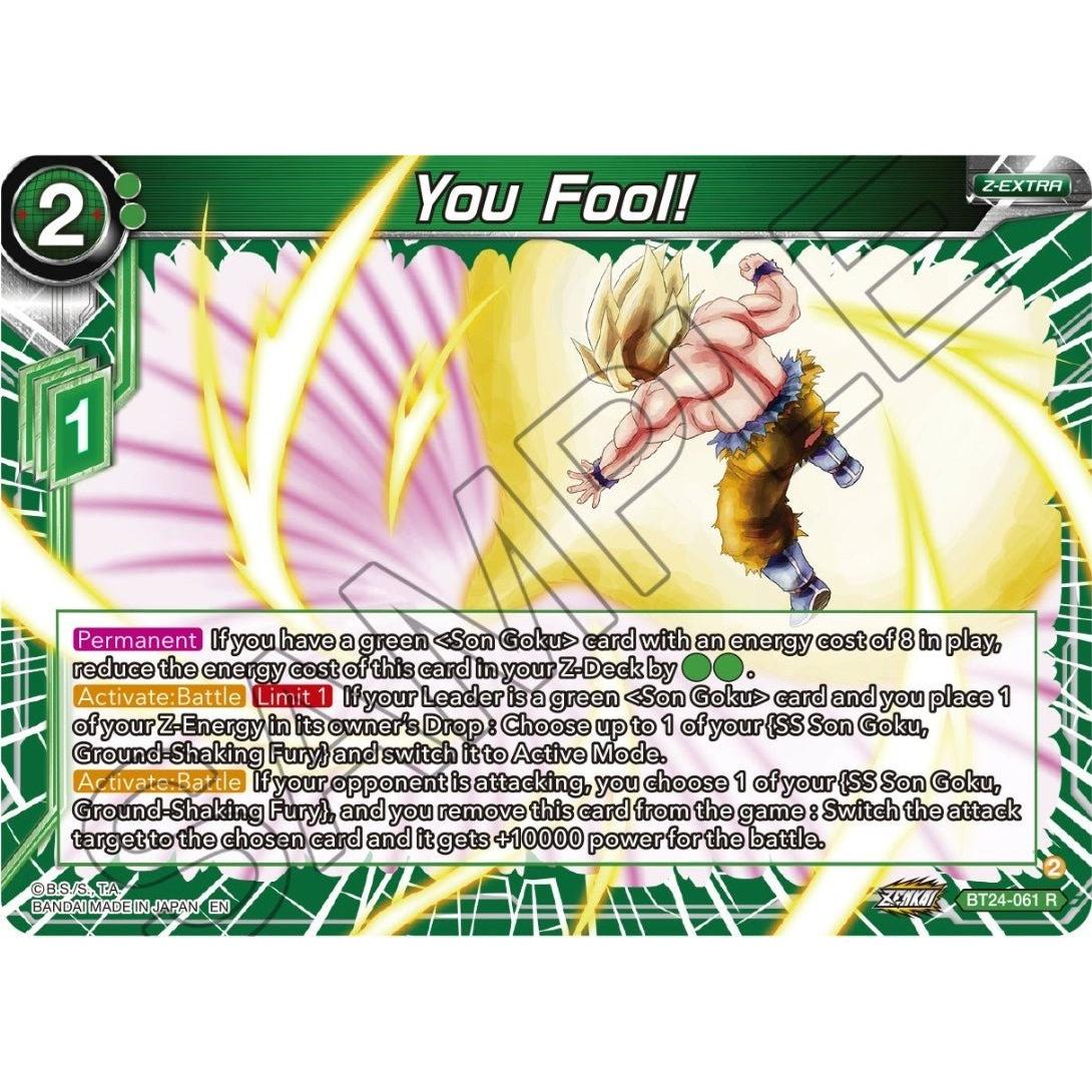 Dragon Ball Super: Masters You Fool! (BT24 - 061) (Beyond Generations) by LAB7 Malta, Europe