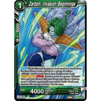 Dragon Ball Super: Masters Zarbon, Invasion Beginnings (BT24 - 072) (Beyond Generations) by LAB7 Malta, Europe