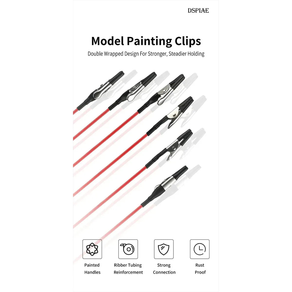 DSPIAE MPC-20 Model Painting Clips (20PCS) in Malta | LAB7