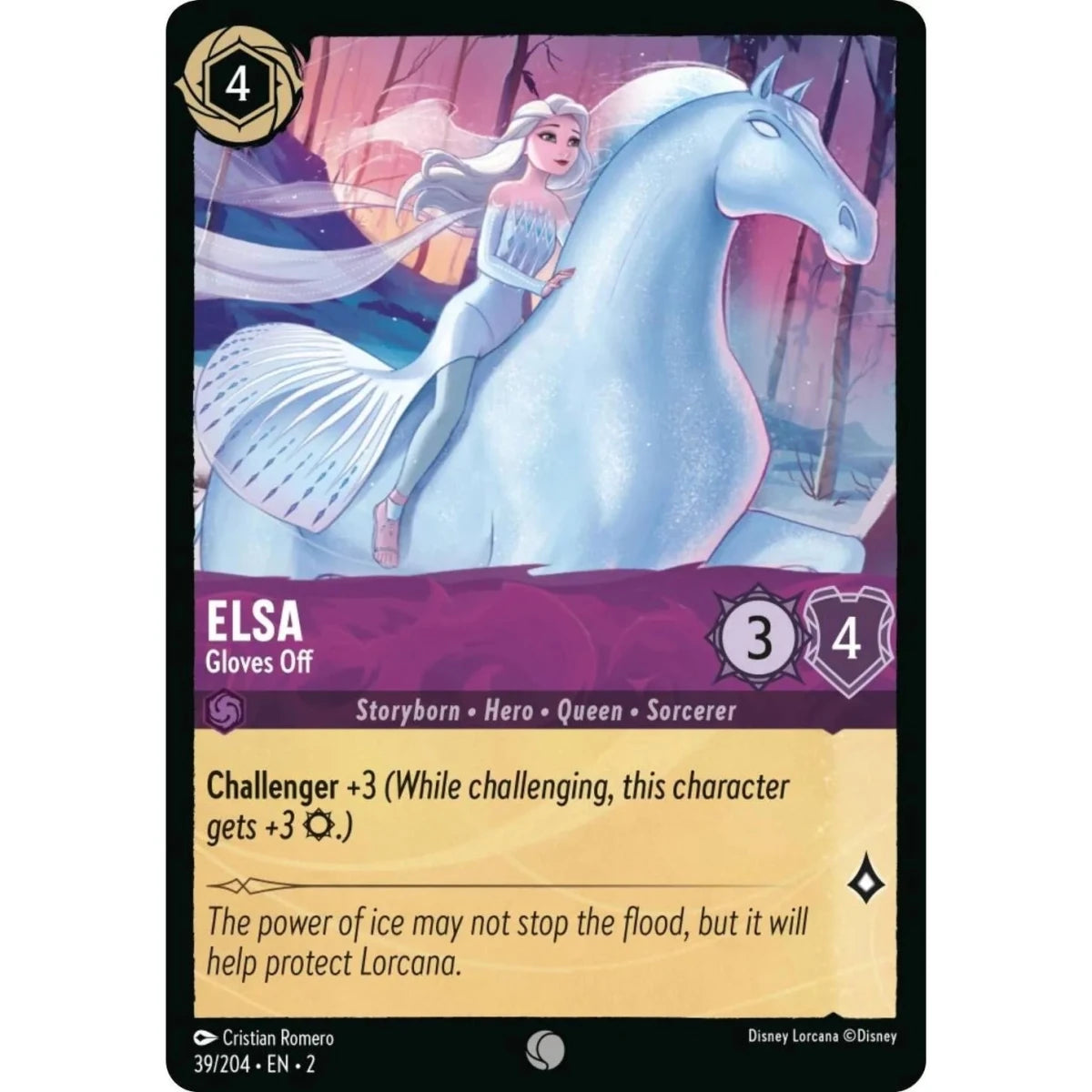 Elsa - Gloves Off (Errata Version) (39/204) (Rise of the Floodborn) in Malta | LAB7