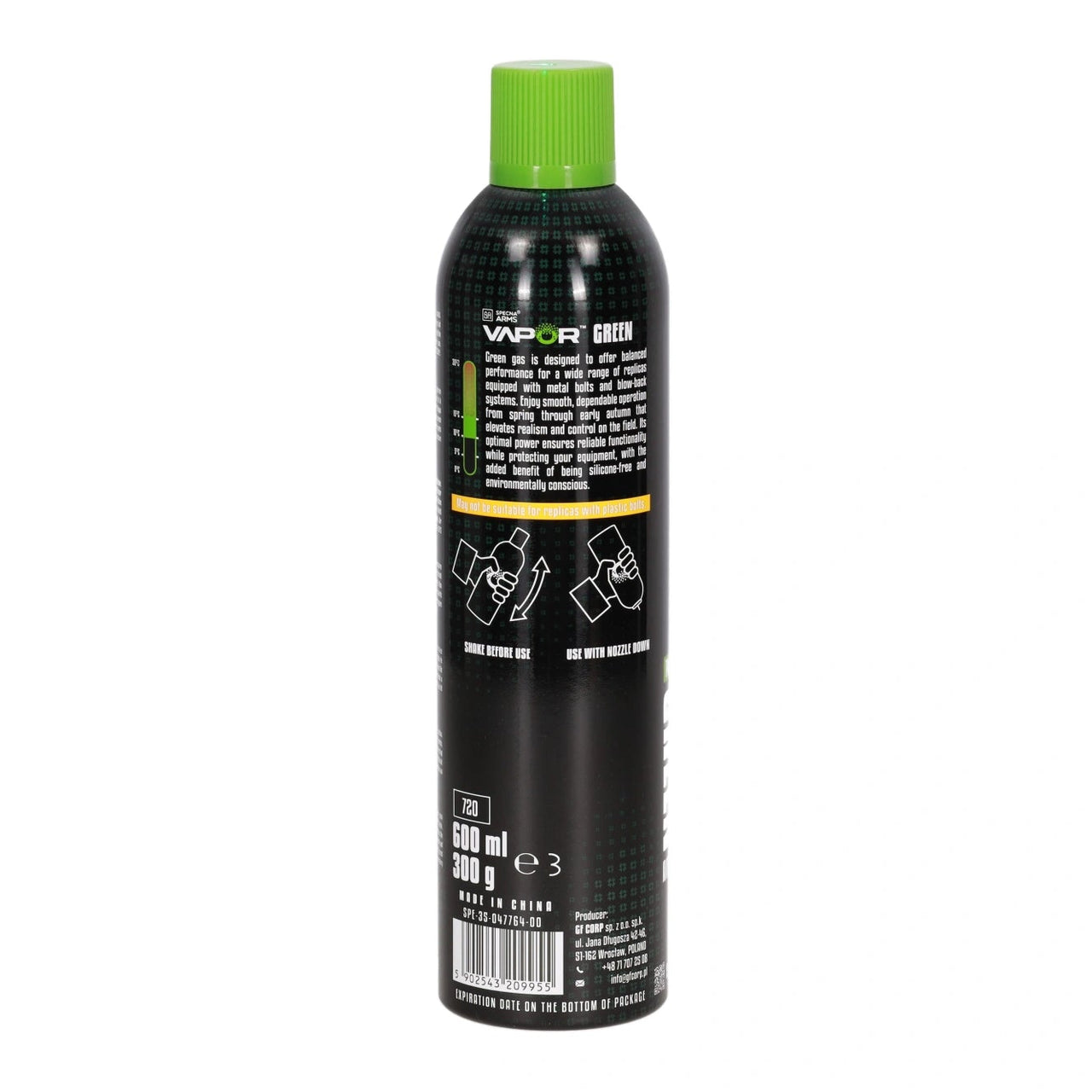 Vapor™ Green Gas 600ml
