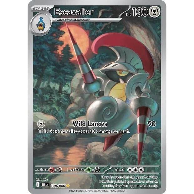 Pokemon Escavalier (138/086) (SV: Black Bolt) by LAB7 Malta, Europe