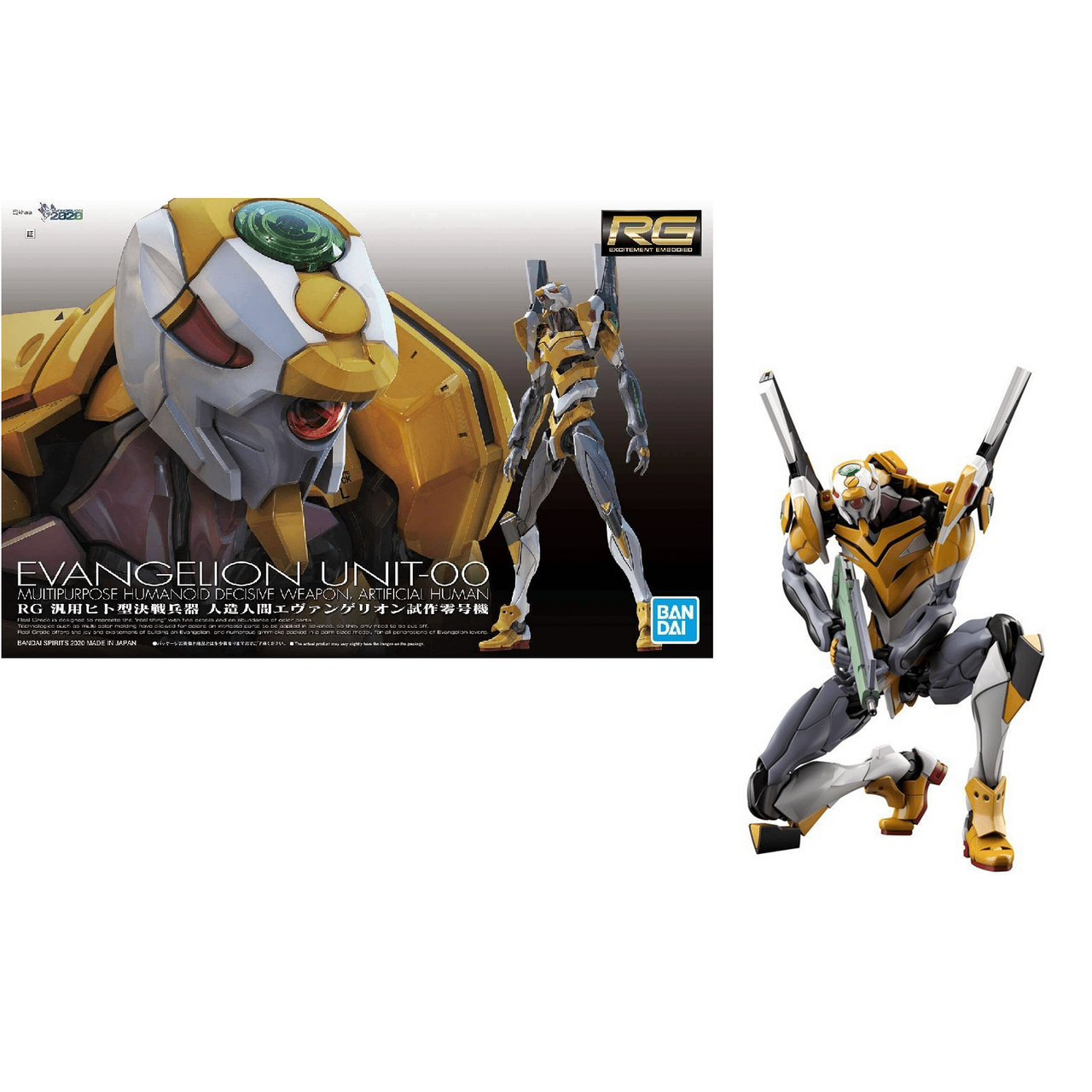 Bandai Evangelion RG NGE Eva Unit - 00 – Real Grade Model Kit by Bandai by LAB7 Malta, Europe