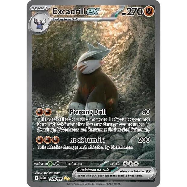 Excadrill ex (168/086) (SV: Black Bolt) in Malta | LAB7