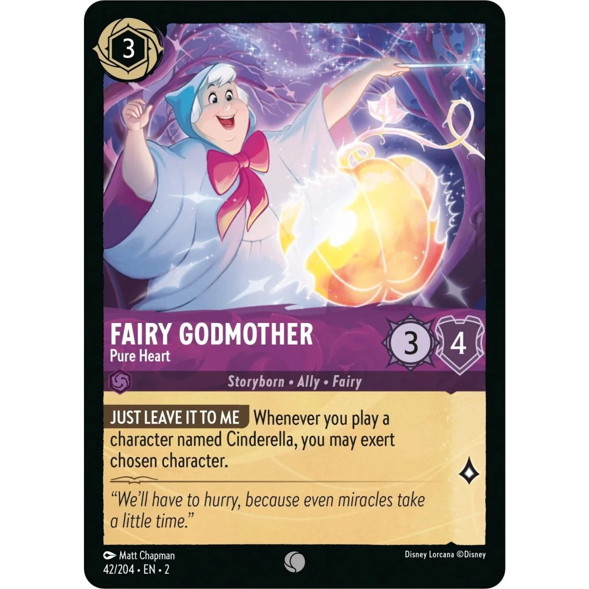Fairy Godmother - Pure Heart (42/204) (Rise of the Floodborn) in Malta | LAB7