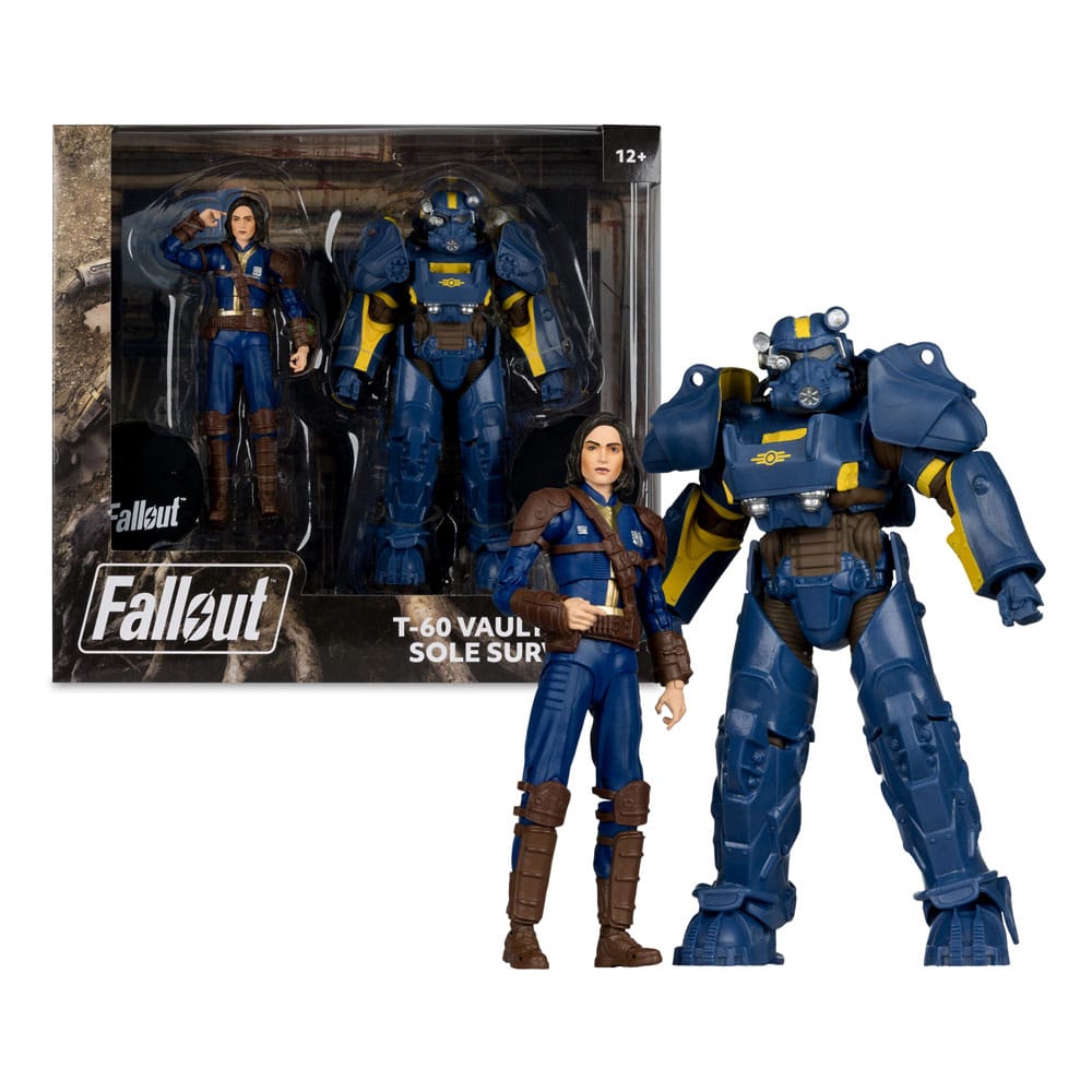 McFarlane Fallout 4 T - 60 Vault Tec & Sole Survivor Figure Set McFarlane by LAB7 Malta, Europe