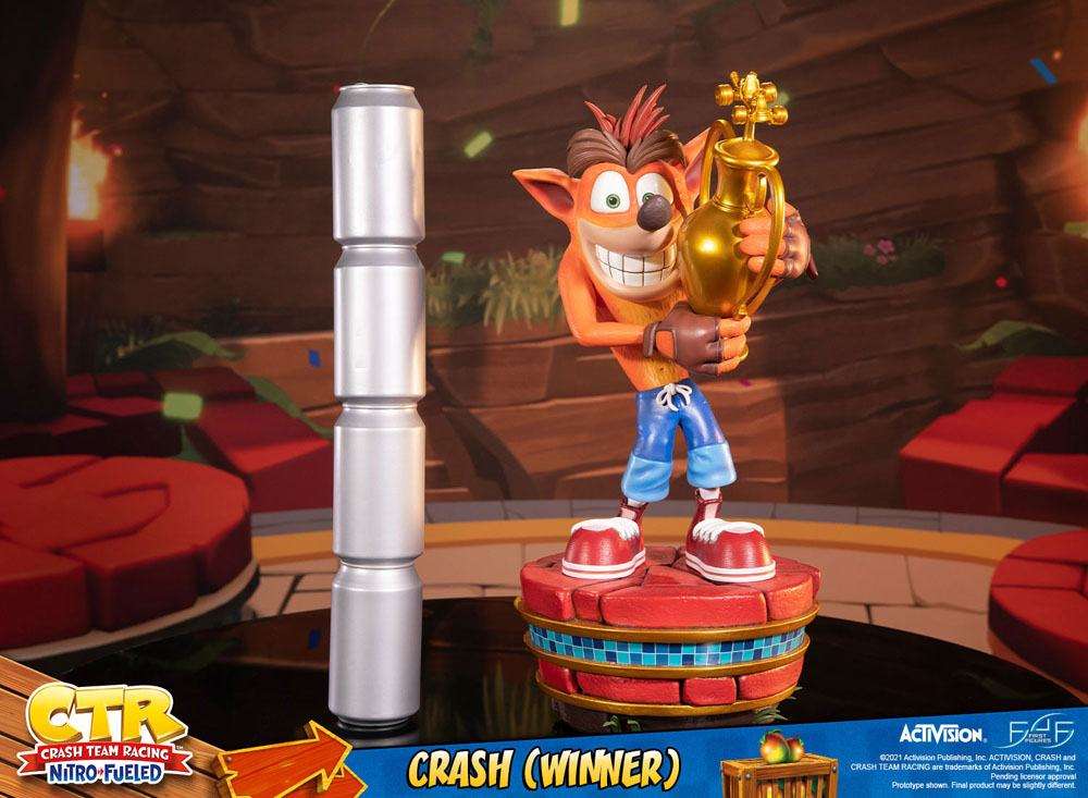First 4 Figures First 4 Figures Crash Team Racing Nitro - Fuelled Statue Crash (Winner) 46 cm by LAB7 Malta, Europe
