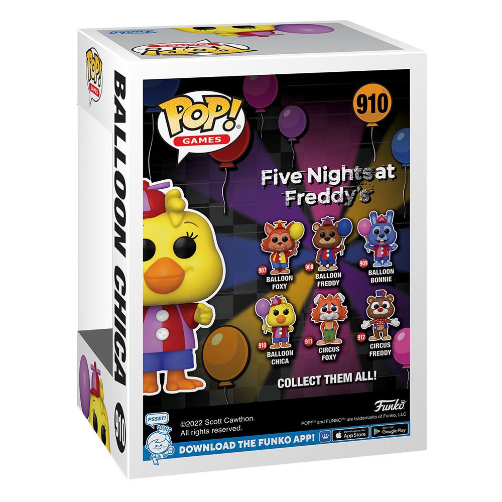 Funko Five Nights at Freddy's Security Breach Balloon Chica 910 by LAB7 Malta, Europe