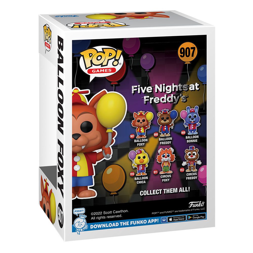 Funko Five Nights at Freddy's Security Breach Balloon Foxy 907 by LAB7 Malta, Europe