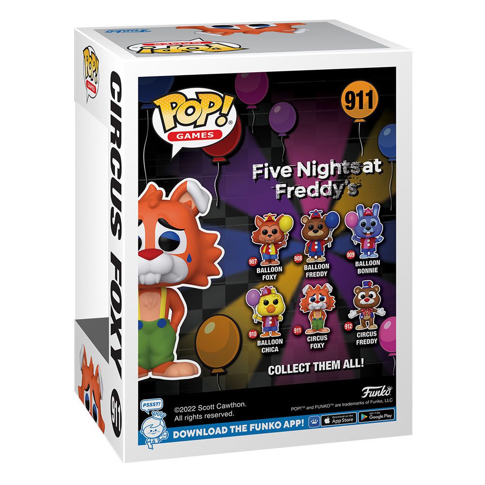 Funko Five Nights at Freddy's Security Breach Circus Foxy 911 by LAB7 Malta, Europe