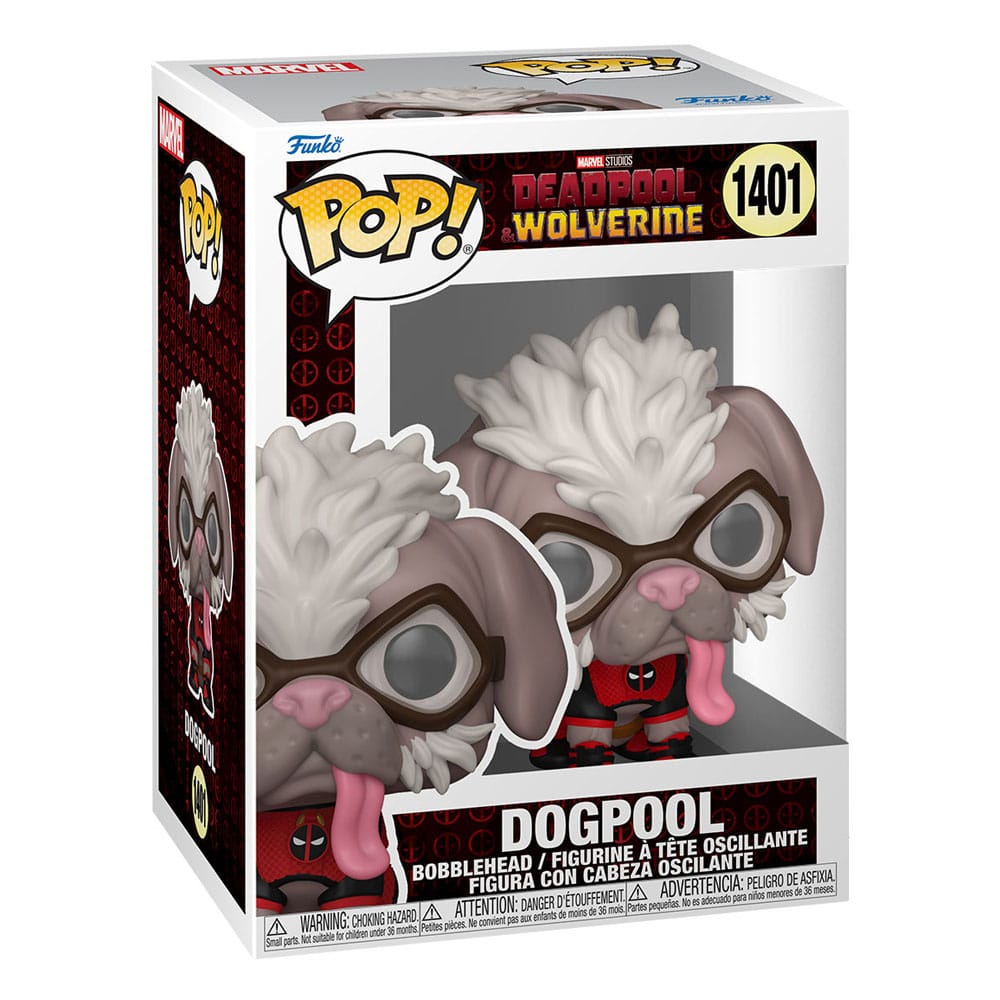 Funko Funko POP! Dogpool Vinyl Figure 9cm – Deadpool 3 Edition by LAB7 Malta, Europe