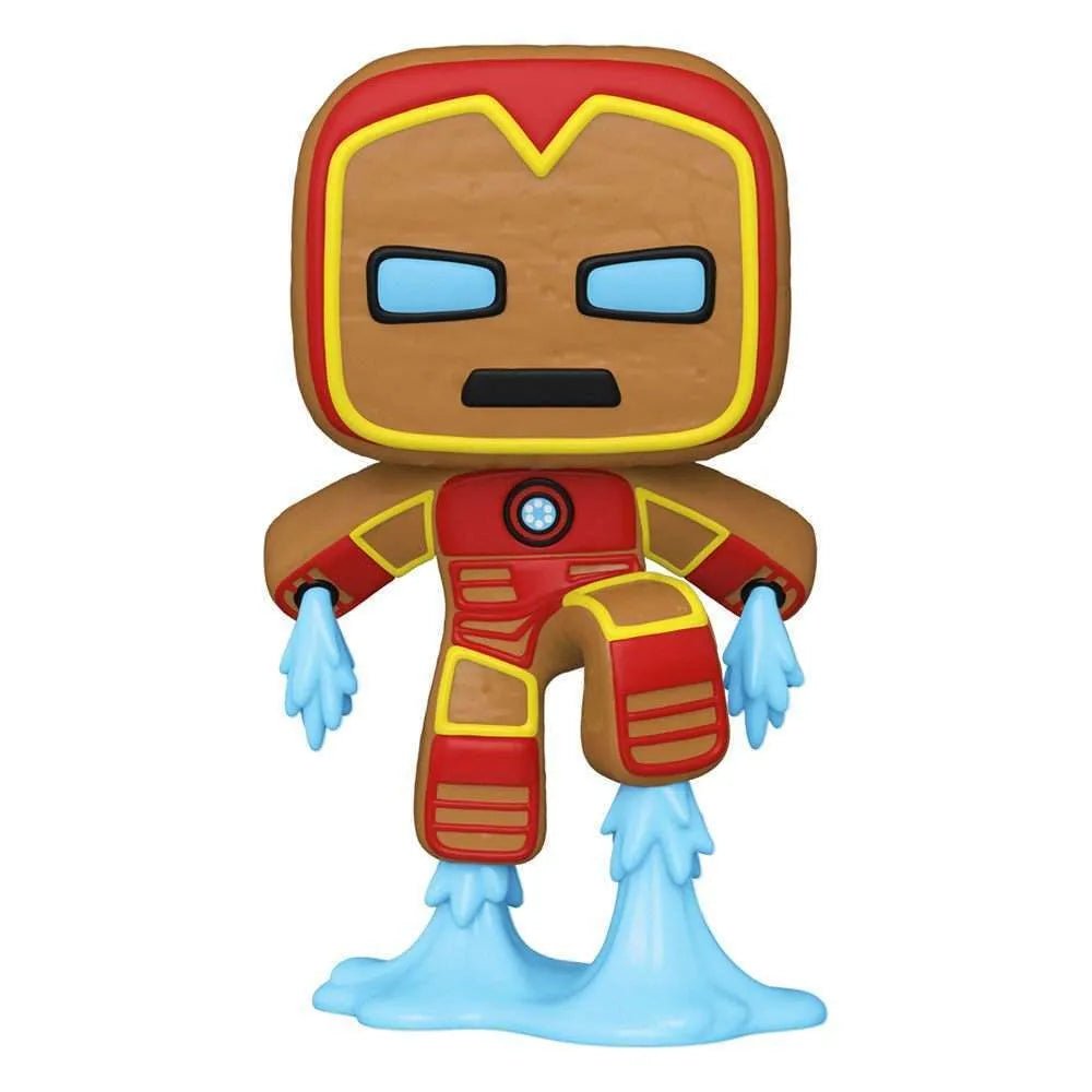 Funko Funko POP! Marvel: Holiday - Iron Man Gingerbread Man Pop! Vinyl Figure by LAB7 Malta, Europe