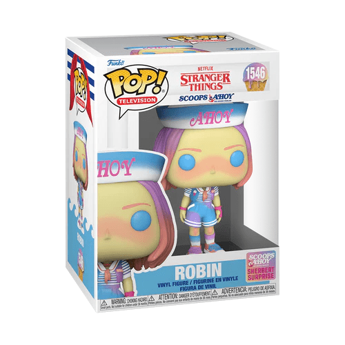 Funko Funko Stranger Things POP Robin Scoops Ahoy Figure – N°1546 by LAB7 Malta, Europe