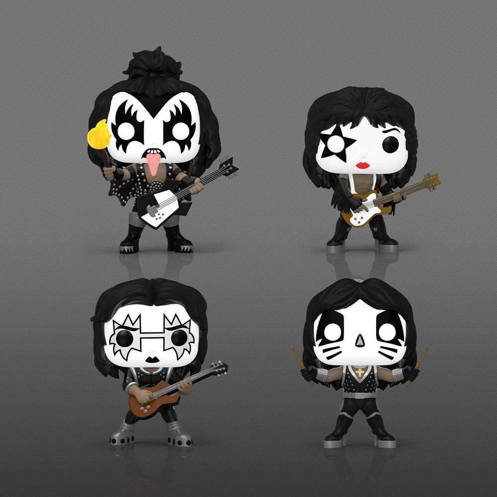 Funko Funko KISS POP! Albums Vinyl Figure 4 - Pack Destroyer GITD 9 cm by LAB7 Malta, Europe