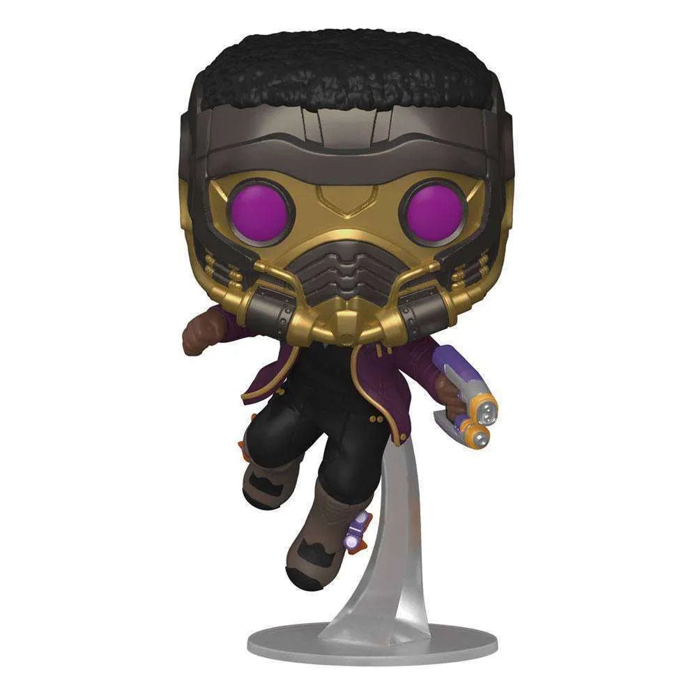 Funko Marvel: What If…? - T’Challa Star - Lord Metallic Funko Pop! Vinyl Figure by LAB7 Malta, Europe