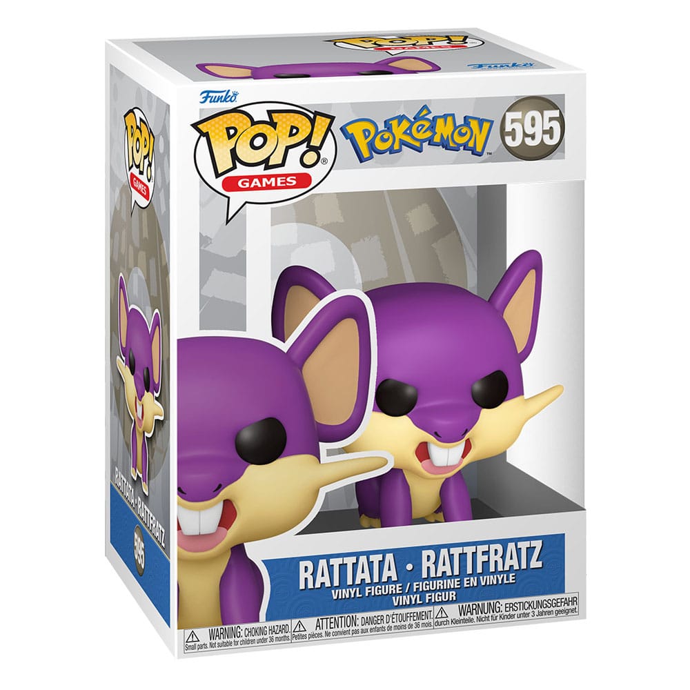 Funko Pokémon POP! Games Rattata Vinyl Figure 9cm by LAB7 Malta, Europe