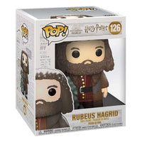 Funko POP! Holiday Rubeus Hagrid vinyl figure in its branded display box, showing the front and side packaging design.