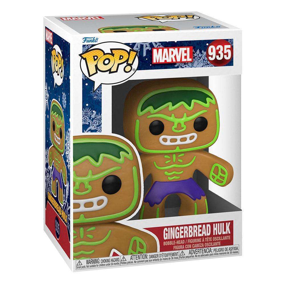 Funko Funko POP! Marvel: Holiday - Hulk Gingerbread Man Pop! Vinyl Figure by LAB7 Malta, Europe