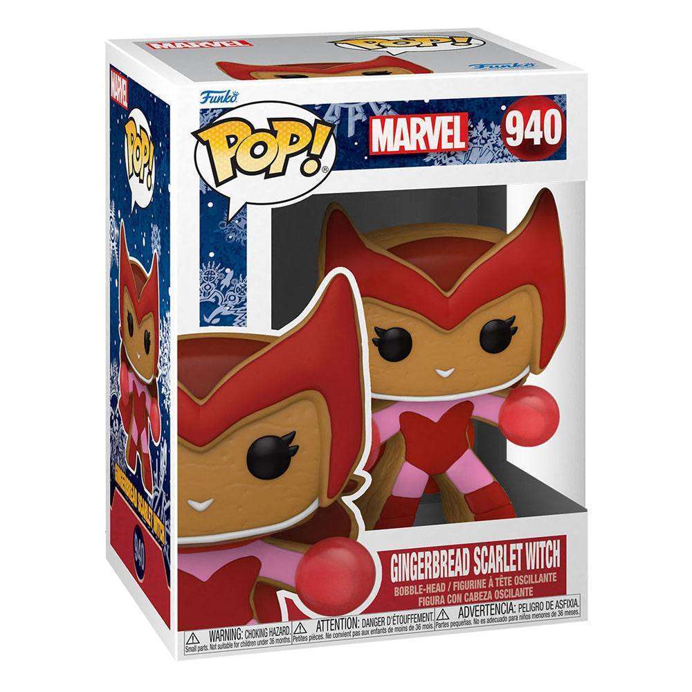Funko Funko POP! Marvel: Holiday - Scarlet Witch Gingerbread Man Vinyl Figure by LAB7 Malta, Europe