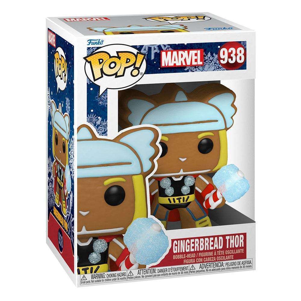 Funko Funko POP! Marvel: Holiday - Thor Gingerbread Man Pop! Vinyl Figure by LAB7 Malta, Europe