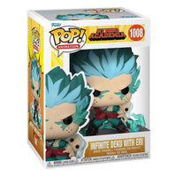 Funko POP! Infinite Deku with Eri vinyl figure in its original branded display box, showing a front-angle view.
