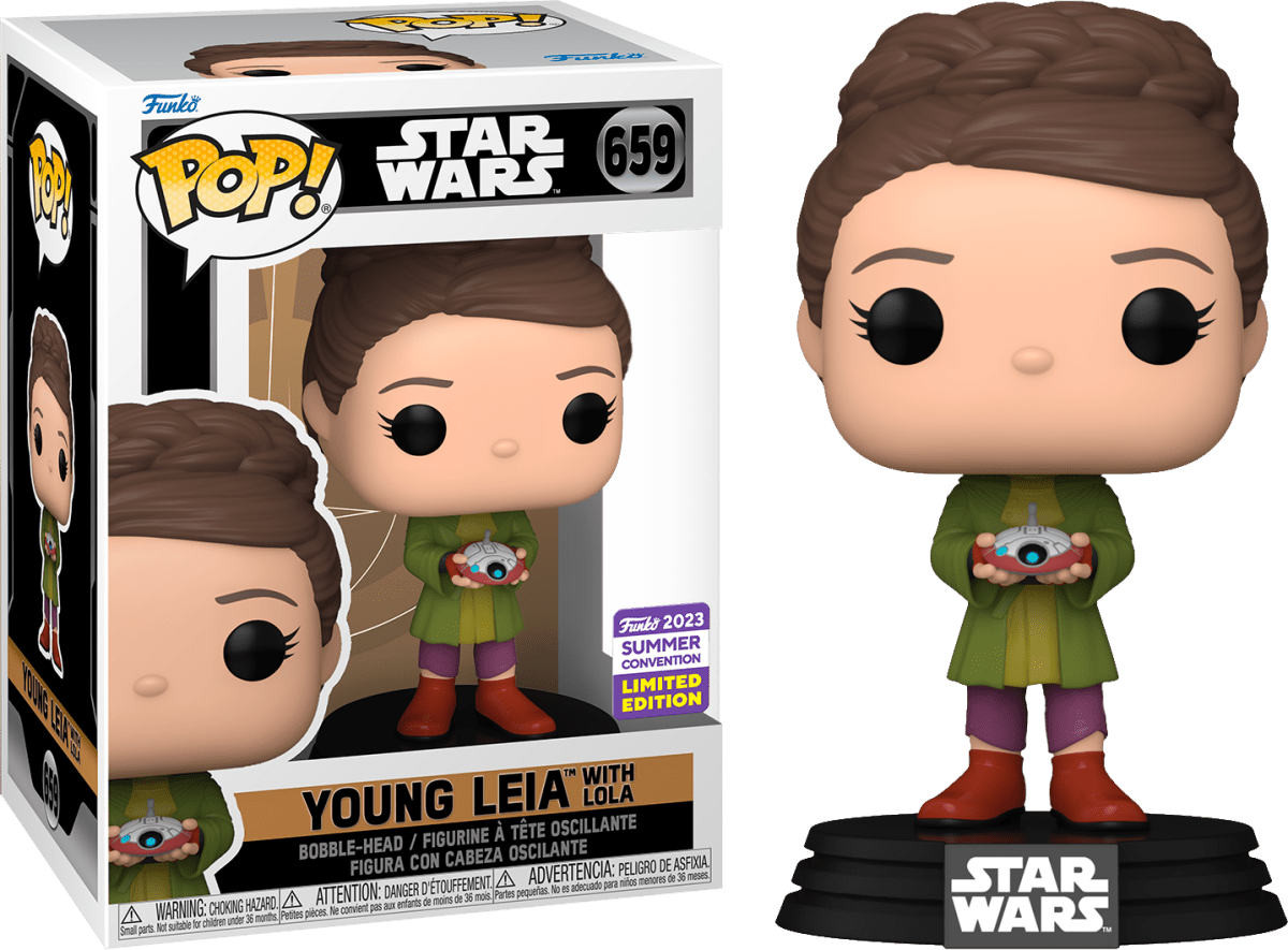 Funko Star Wars Young Leia with Lola Pop! Exclusive by LAB7 Malta, Europe