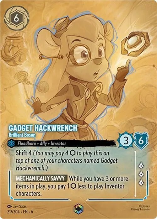 Gadget Hackwrench - Brilliant Bosun (Enchanted) (217/204) (Azurite Sea) in Malta | LAB7