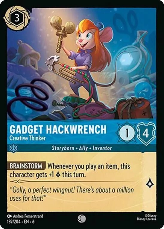 Gadget Hackwrench - Creative Thinker (139/204) (Azurite Sea) in Malta | LAB7