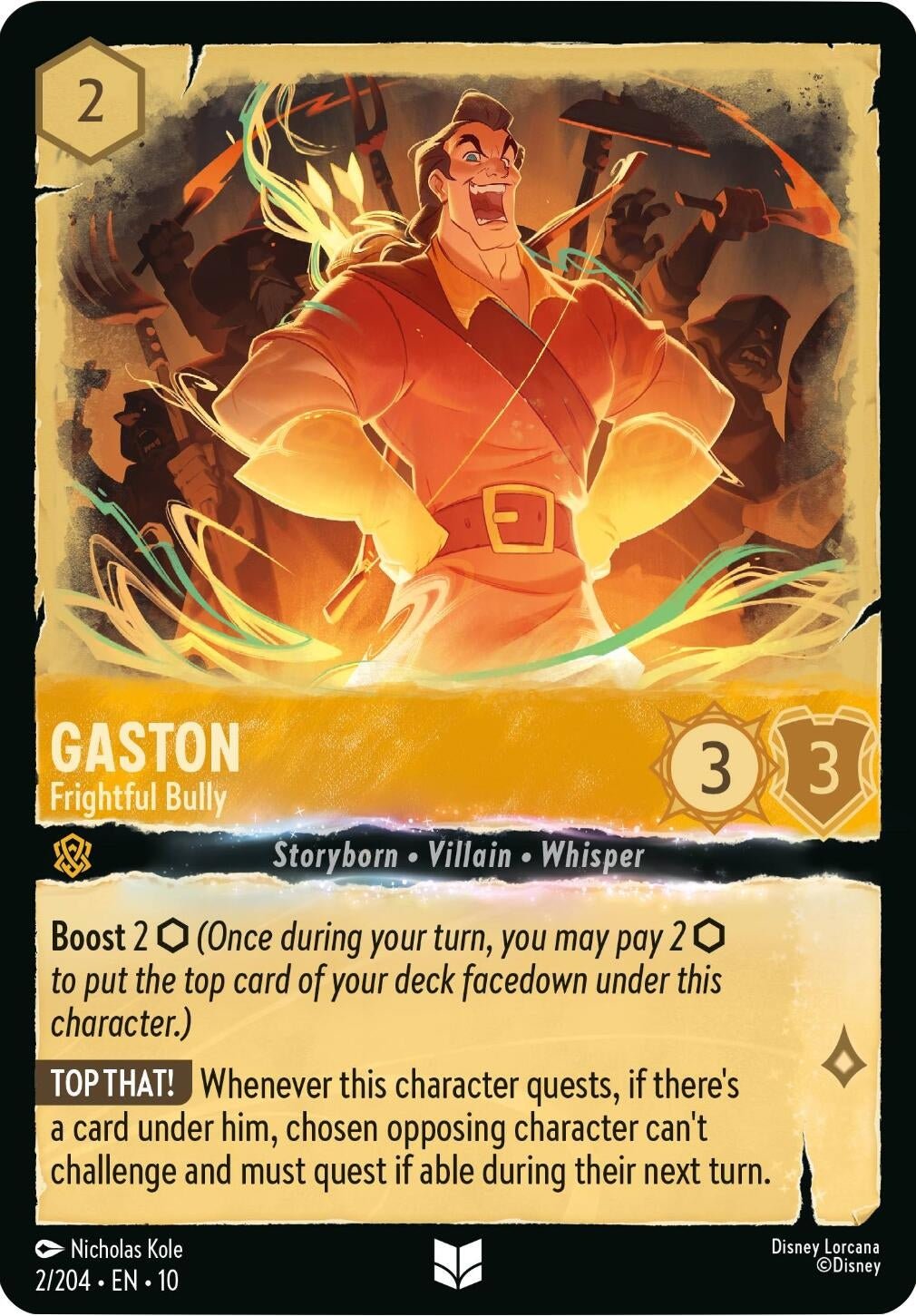 Gaston - Frightful Bully (2/204) (Whispers in the Well) in Malta | LAB7