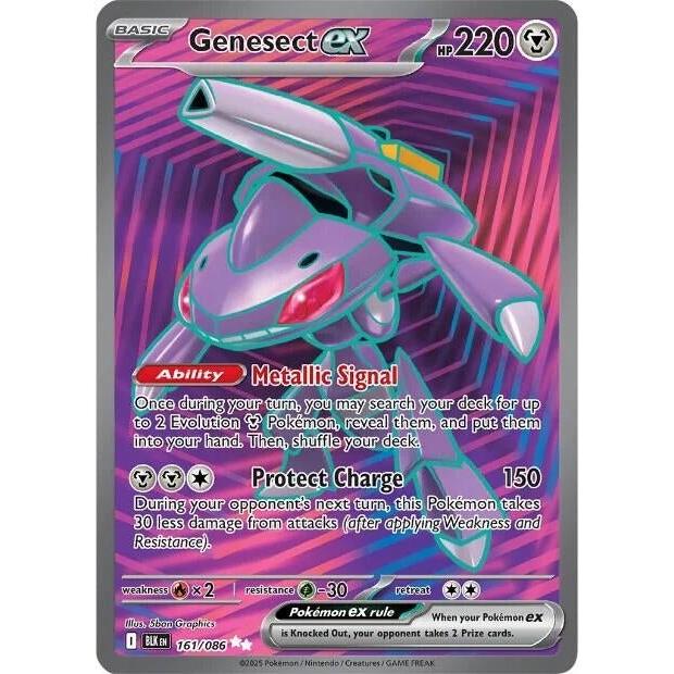 Pokemon Genesect ex (161/086) (SV: Black Bolt) by LAB7 Malta, Europe
